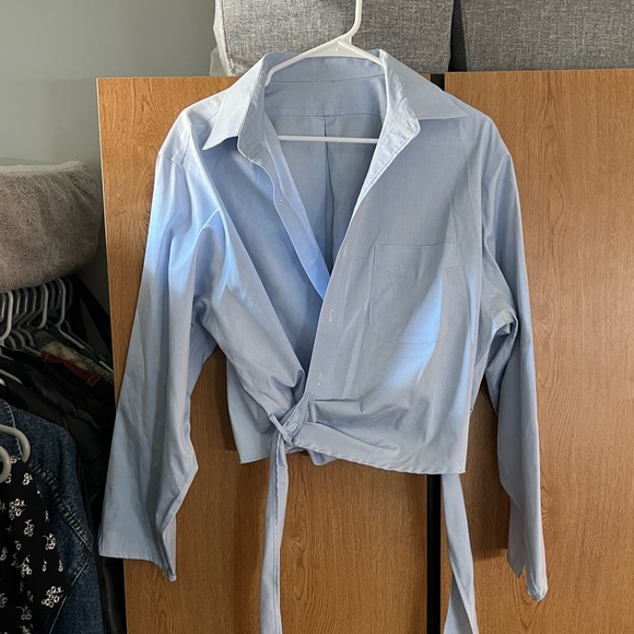 Sibling vintage x Subrina Heyink button up wrap tops - Picture 10 of 12